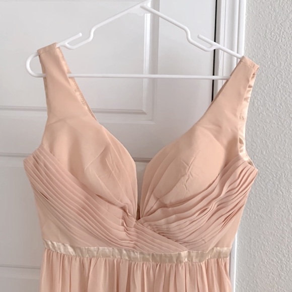 Beautiful Peachy Bridesmaid Dress - Picture 2 of 3